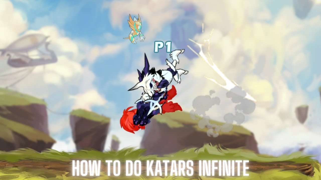 Como Fazer combo infinito de katars!!, #brawlhalla #katar, Brawlhalla