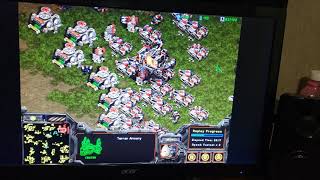 Starcraft Broodwar - 1 T Vs. 7 P comp on Hunters. No cheats or hacks.