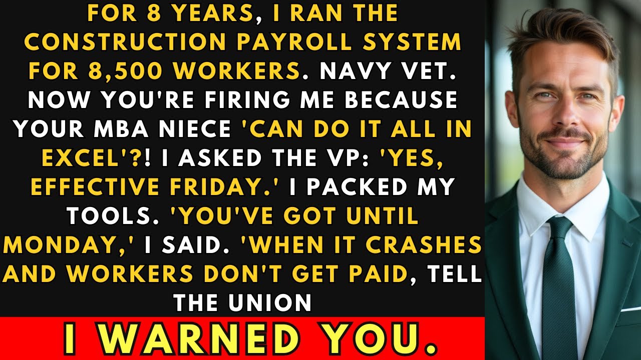 I Was Fired For An MBA's Excel System – Construction Payroll Revenge Story
