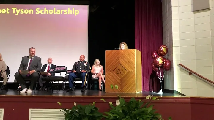 Inaugural Janet Tyson scholarship presentation