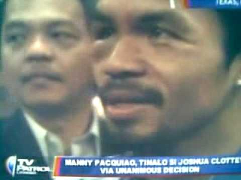 Manny PACQUIAO vs Joshua.CLOTTEY LATEST NEWS abs cbn