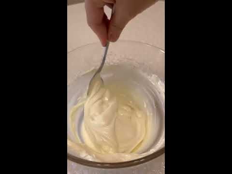 Крем для эклеров с плотной текстурой. Рецепт в комментариях! - YouTube