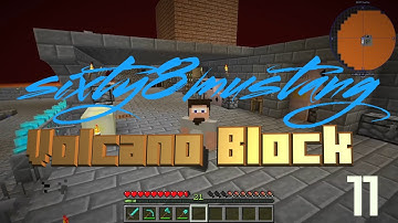 Minecraft Volcano Block modded Ep 11 Energion heater, primordium, ores, dark gems, start chapter 3
