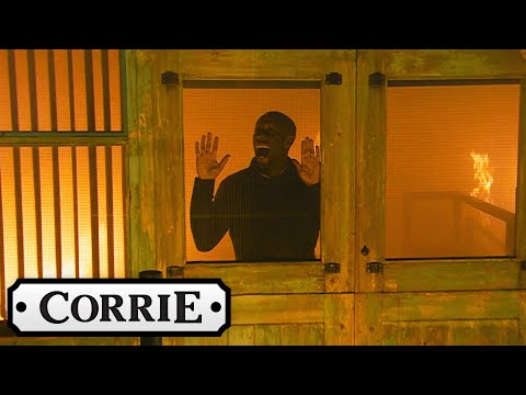 Michael Gets TRAPPED In A Fire And Can't Escape | Coronation Street