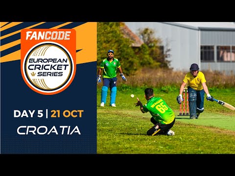 🔴 FanCode European Cricket Series Croatia, 2022 | Day 5 | T10 Live Cricket