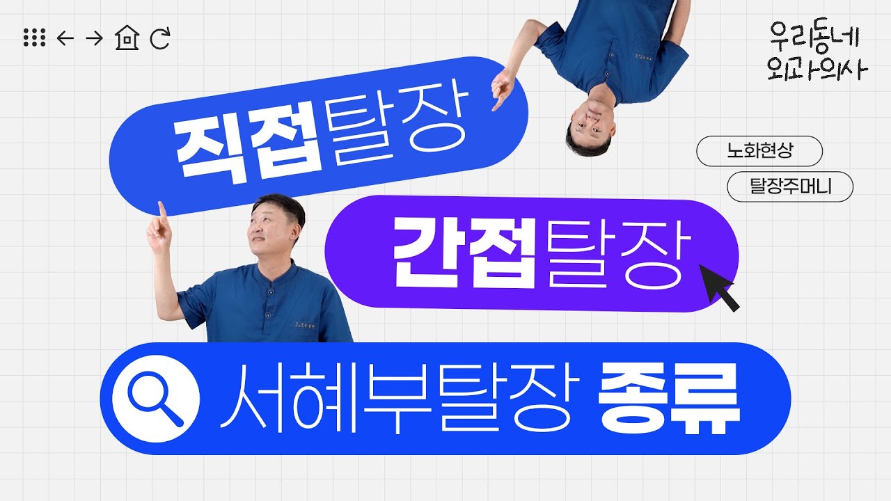 [서혜부탈장의 종류] 직접 탈장 간접 탈장 - YouTube