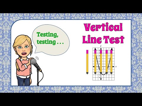 Vídeo: Qual gráfico falharia no teste de linha vertical?