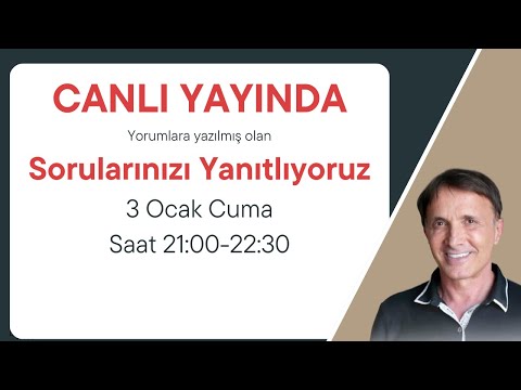SORU-CEVAP Canlı Yayın