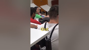 He Brought a TYPEWRITER To Class...