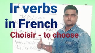 Ir verbs in French ll Choisir  #RoyalAcademia