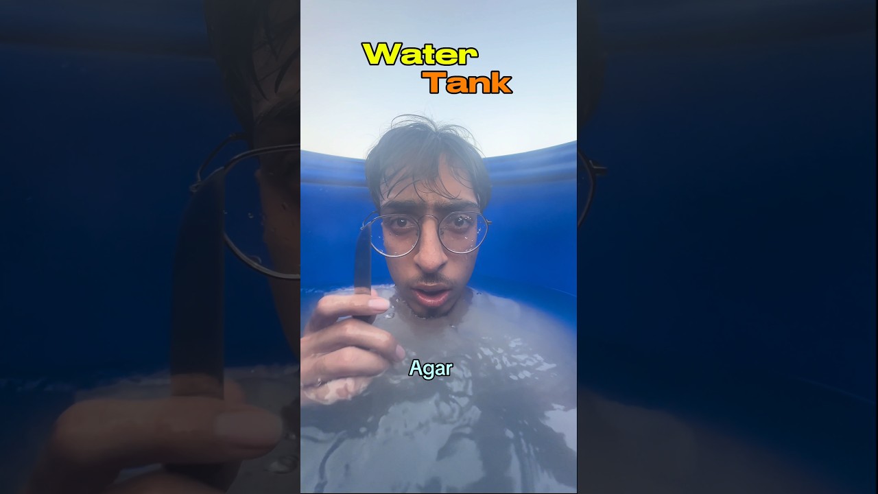 CAN I SURVIVE UNDER WATER TANK?💦 