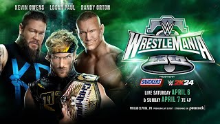 LOGAN PAUL VS RANDY ORTON VS KEVIN OWENS - UNITED STATES CHAMPIONSHIP- WWE WRESTLEMANIA 40
