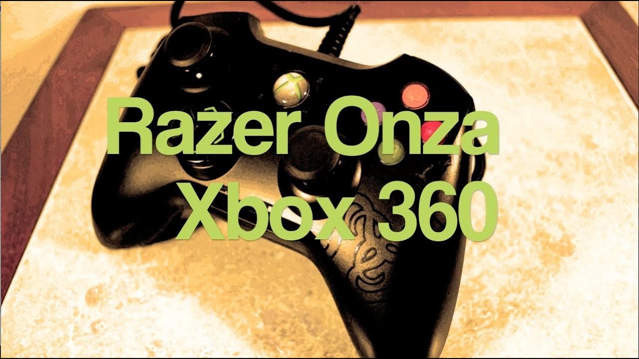 Razer Onza Tournament Edition Xbox 360 Controller - YouTube