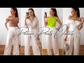 HOW TO STYLE PALAZZO WIDE LEG PANTS | 7 OUTFIT IDEAS FOR SUMMER 2020