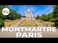 Montmartre paris walking tour 4k  with captions