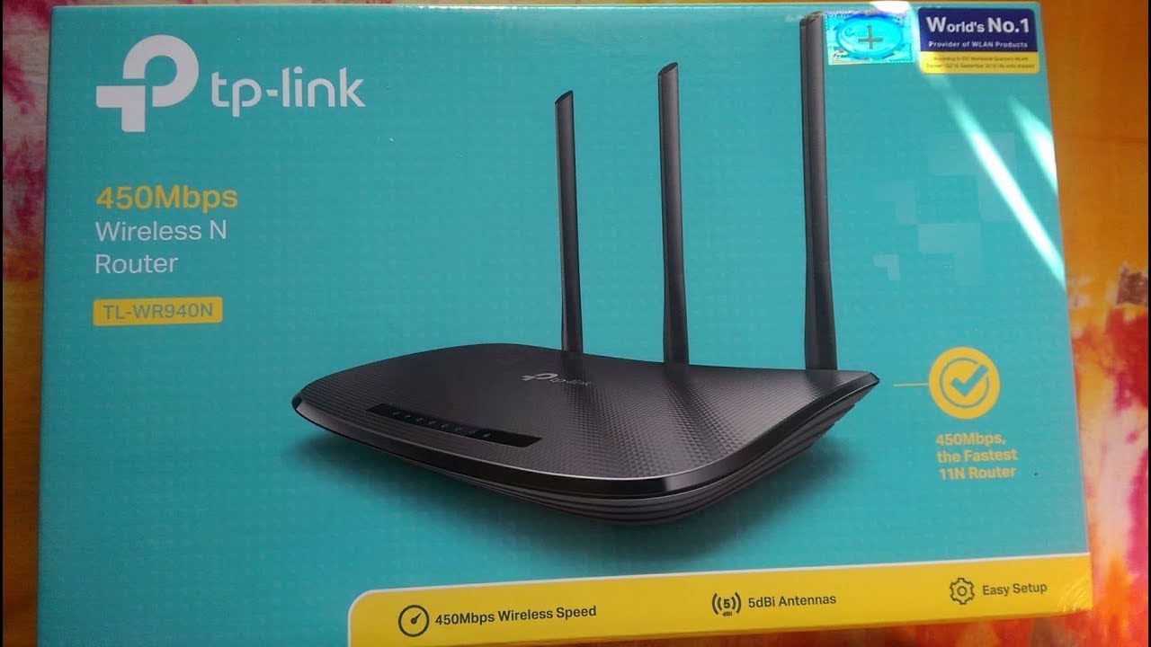  Tp link 450Mbps Wireless N Router TL WR940N Unboxing Video 