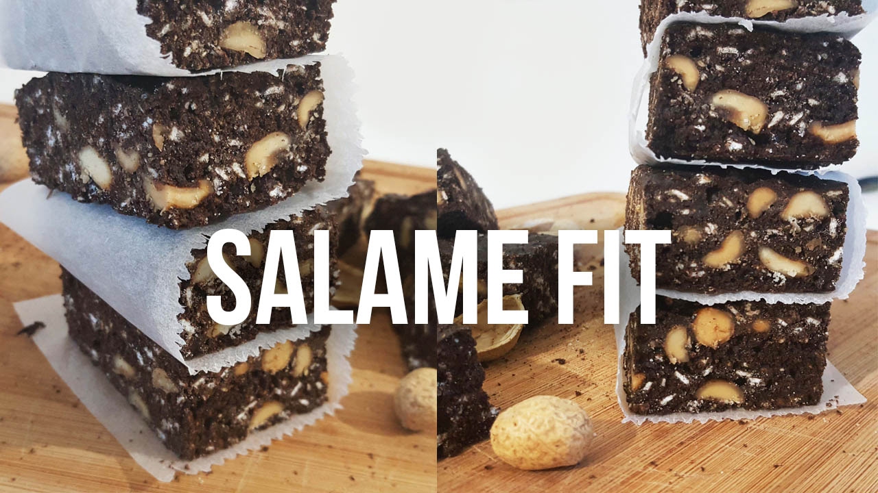 Receita Fit - Salame Saudável de Alfarroba e Amendoim