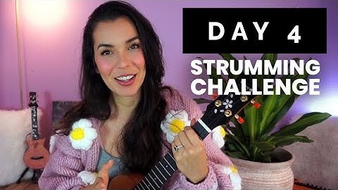 HOW TO Strum A Ukulele for Beginners - Ukulele Strumming Challenge | Day 4 of 5