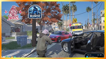 Besties Pull Up On Manor Block And Clap Deek | NoPixel 4.0 GTA RP