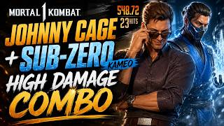 Johnny Cage x Sub-Zero Kameo Combo 🔥 INSANE Hype Combos & Build! Wealth
