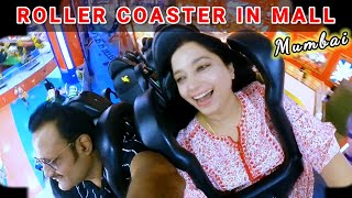 Roller Coaster Mall | Adventure rides inside Infinity Mall Mumbai | POV shots of Roller Coaster ride