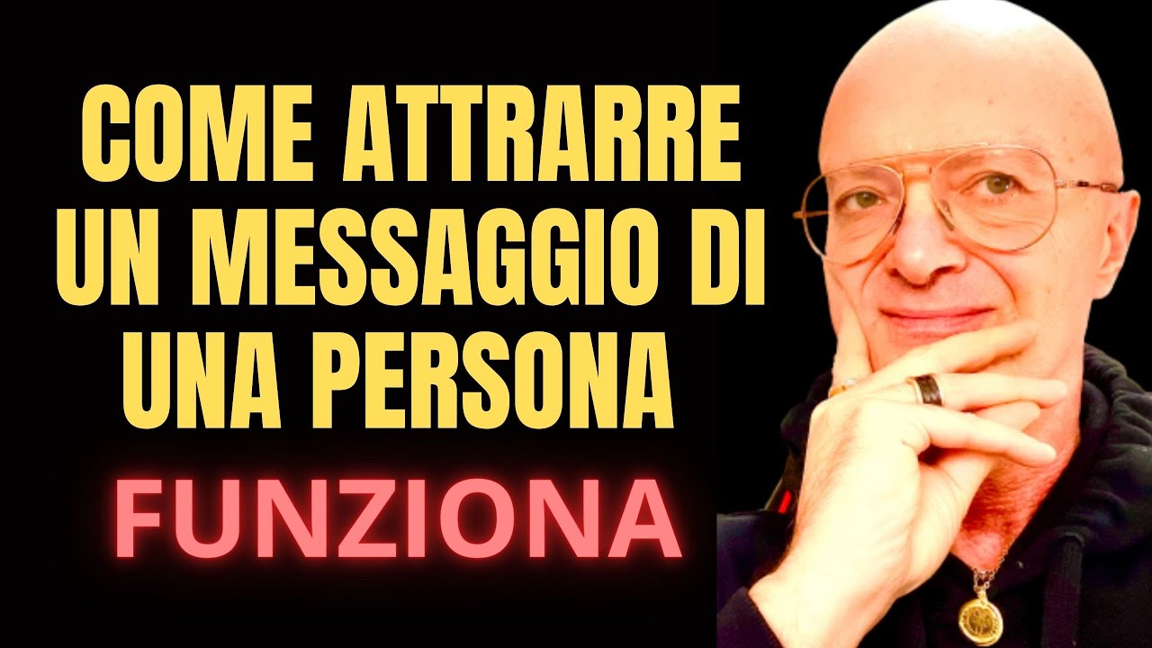 COME ATTRARRE UN MESSAGGIO DI UNA PERSONA SPECIFICA (FUNZIONA) - YouTube