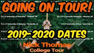 Im Going On Tour!  Come See Me Live!