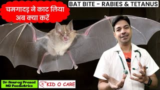 Bat Bite Protocol चमगदड कटन पर कय कर Rabies Tet Vaccine & Hrig By Dr Anurag Prasad