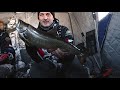 Ice fishing trout on underwater camera aqua vu