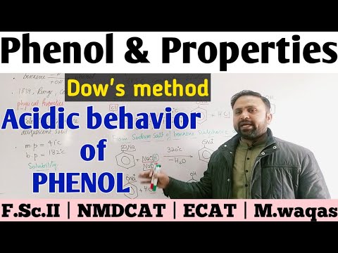 Phenol &amp; Phenoxide ion | Acidic behavior of Phenol | Dow's method | NMDCAT 2022 | ECAT 2022 |