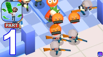 Bank Job: Idle Business - Gameplay Walkthrough Part 1 Tutorial (iOS,Android Gameplay)