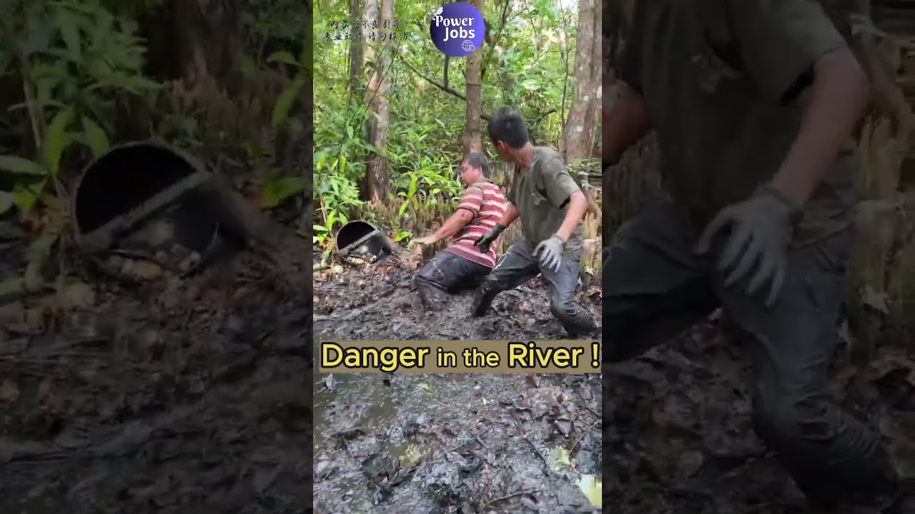🐊 Sudden Crocodile Scare! Man Nearly Attacked in the Water – Real Survival Moment! 😱💥  