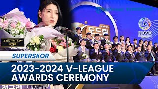 2023-2024 V-League Awards Ceremony: Red Sparks & Gia Menang Penghargaan, Mega Dapat APRESIASI KHUSUS