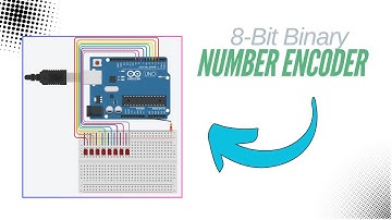 8-Bit Binary Number Encode With Arduino!