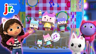 Jam With Baby Box's Family Band! 🪕 Gabby's Dollhouse | Netflix Jr