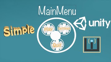 How To Create Simple MainMenu Unity [Tutorial]