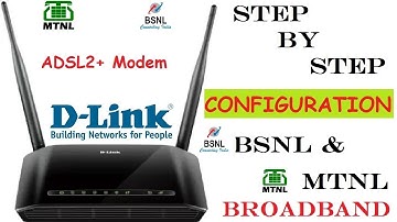 Configure D-Link WiFi ADSL Router for BSNL, MTNL, Airtel - Steps by Step in 2 Minutes [NEW][2019-20]