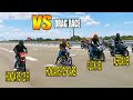 Aerox vs Rs125fi vs Click 150 vs Rs125 carb | Drag race