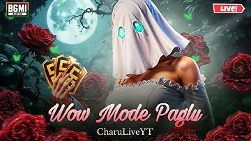 Official WOW creator 🌸 WOW ROOMS Masti time❤️ |   #charuliveyt #1v1 #bgmirooms #wowrooms #bgmi #wow