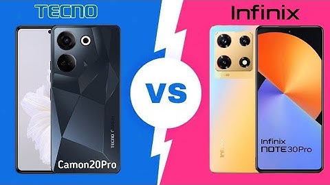 Tecno Camon 20 Pro vs Infinix Note 30 Pro 🔥