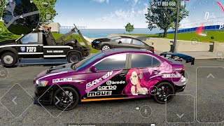Mitsubishi Evo X Max Level Skill Test And Street Racing Drive Zone Online Android Gameplay screenshot 5