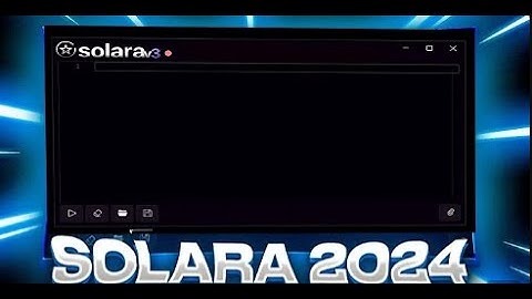 Roblox Executor - Solara V3 Exploit Roblox 2024 - Byfron Bypass Keyless PC