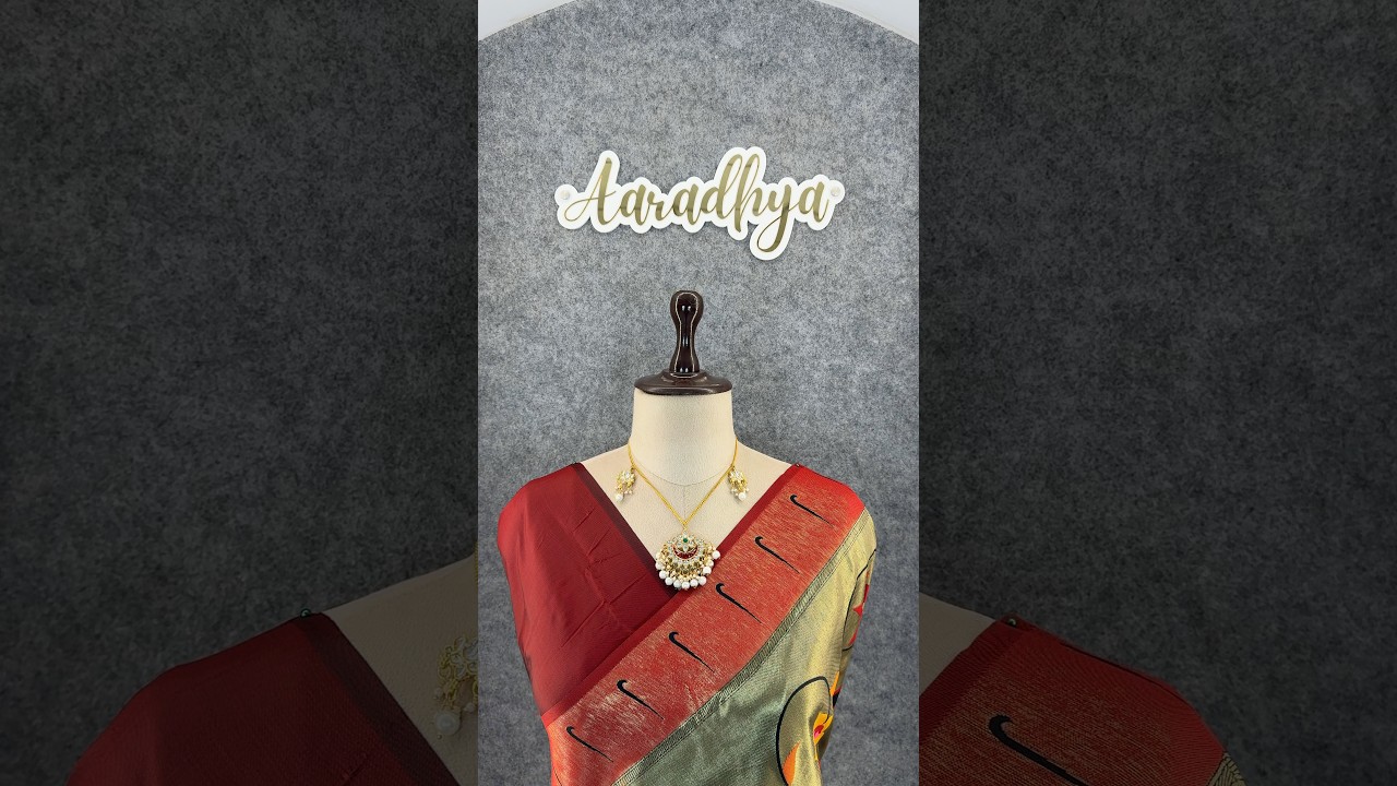 Maharastrian Designer Paithani Soft Silk Saree