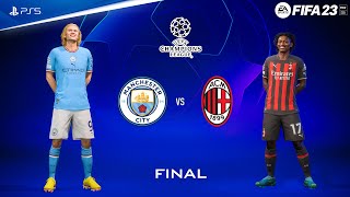 FIFA 23 - Manchester City vs AC Milan - UEFA Champions League Final   PS5™ Gameplay [4K60]