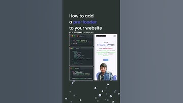 How to add pre loader in Website with the help of HTML & CSS | #shorts #htmlcss #youtube #website
