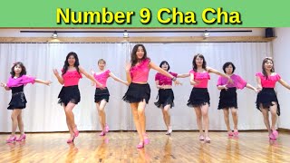 Number 9 Cha Cha Linedance/ High Beginner/ 넘버 나인 차차 라인댄스/ Jldk