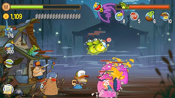 Swamp Attack - Episode 9. Level 12 Gameplay Android walkthroug