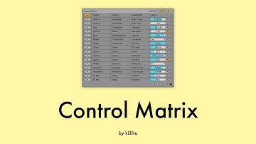 Control Matrix for Ableton Live