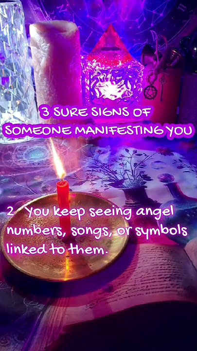 SIGNS THAT SOMBODY IS MANIFESTING YOU #witchtok 100% sure