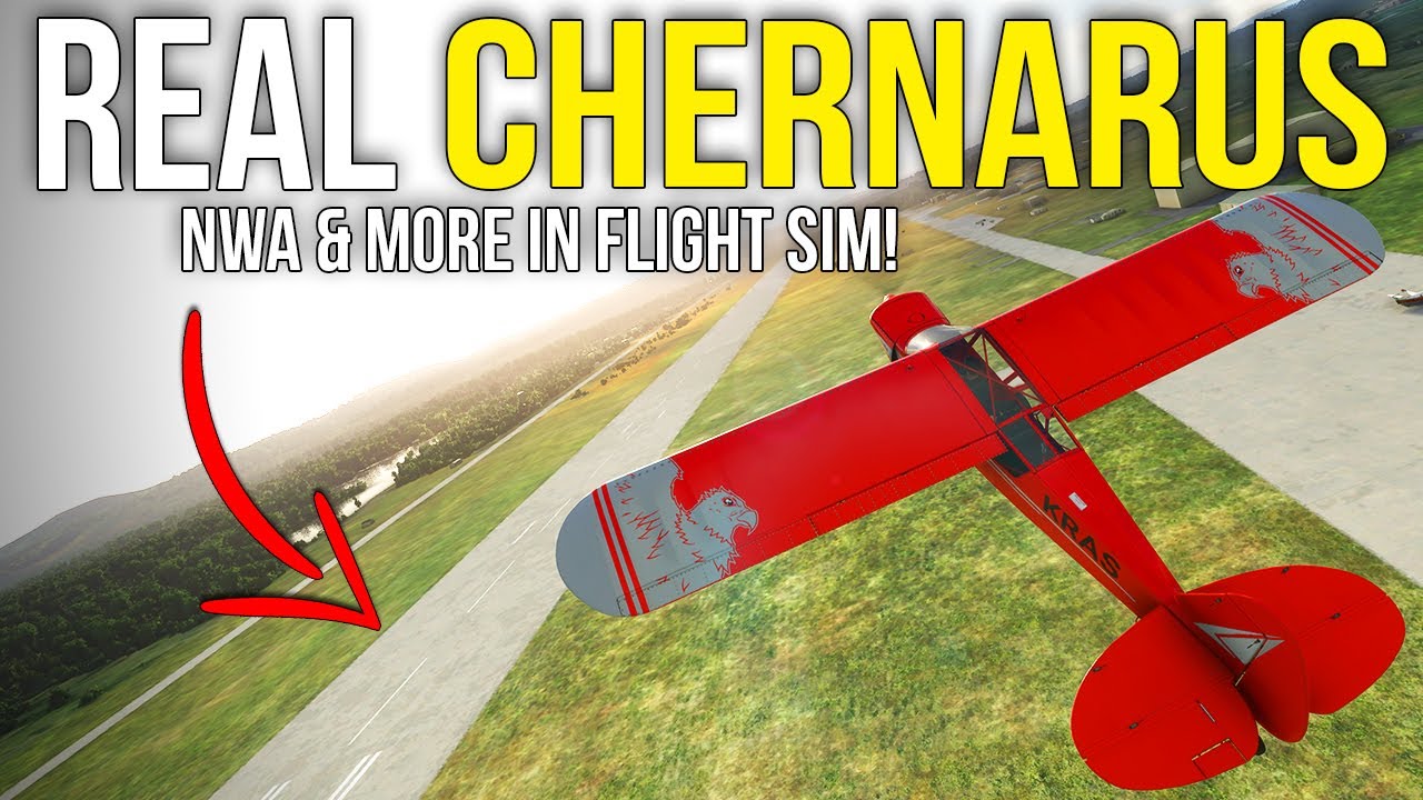 Visiting The Real Chernarus From DayZ! ~ Microsoft Flight Simluator